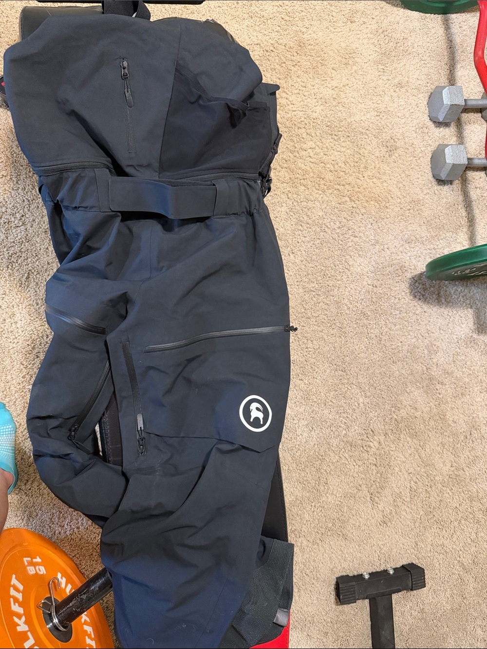 Women’s: Backcountry Gortex Black Waterproof Shell Ski Bibs